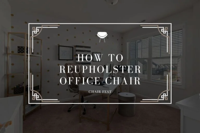 how to reupholster office chair