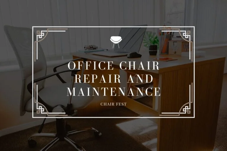 Office Chair Repair And Maintenance